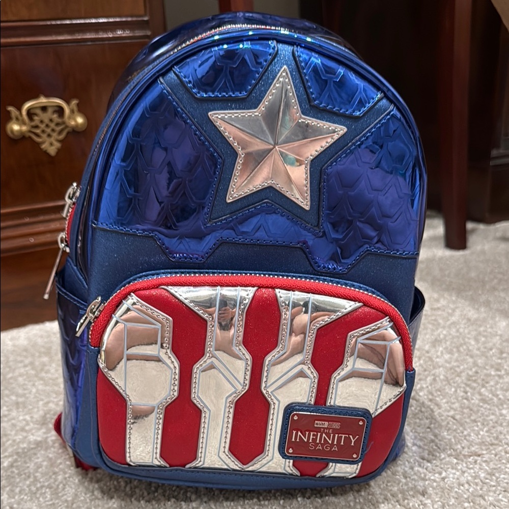 NWT Infinity Saga Blue and Red Backpack